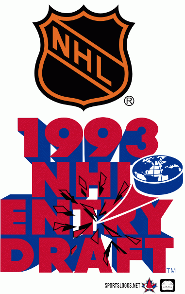 NHL Draft 1993 Primary Logo DIY iron on transfer (heat transfer)
